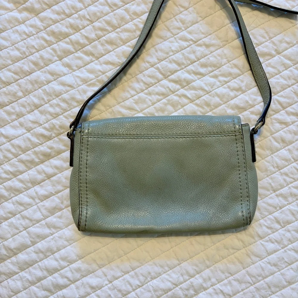 Kate Spade Light Blue Leather Crossbody Bag - Picture 4 of 5